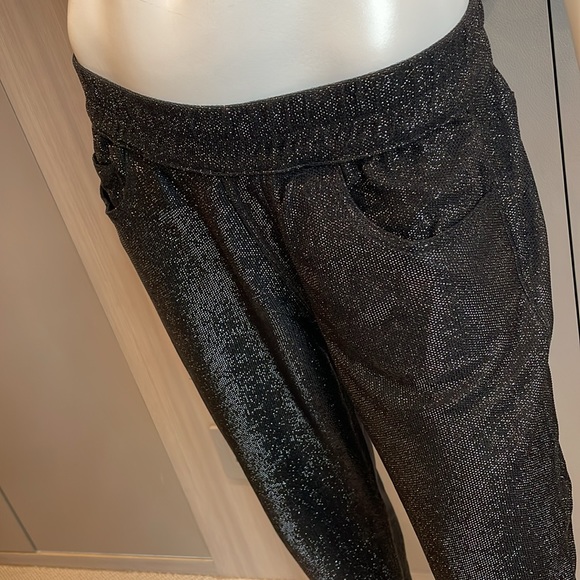 Mother “Quincy”  Sparkle metallic thread pant - Picture 3 of 4